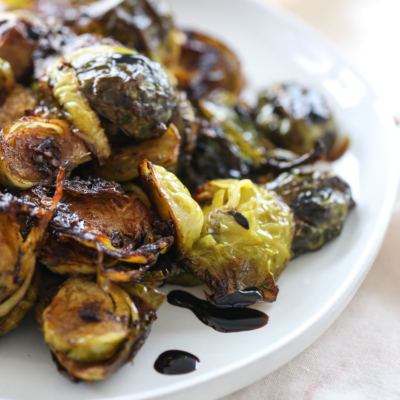 Roasted Brussels sprouts from Our Best Bites